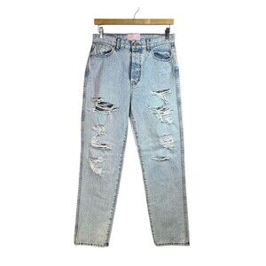 Revice Women’s Light Wash Distressed Jeans Size 30